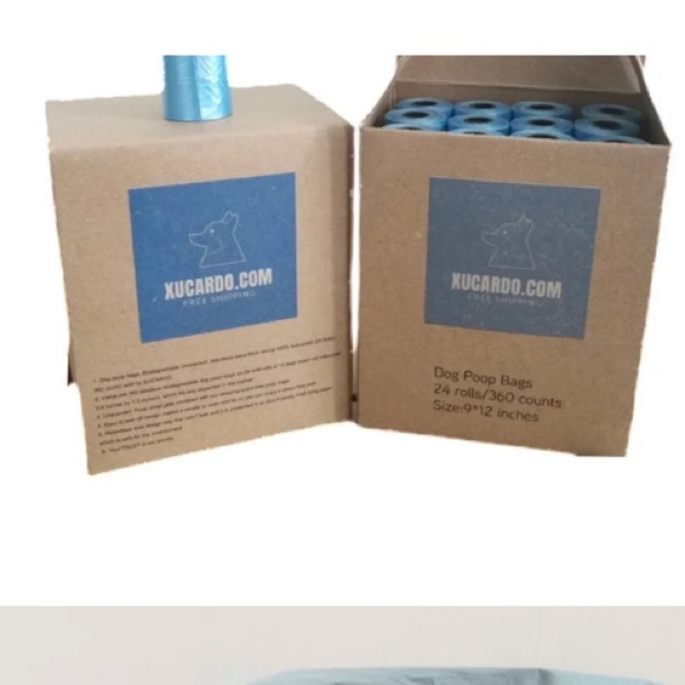 XUCARDO dog poop bags , 24 rolls = 360 bags